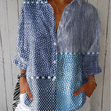Brigitte | Romantisk blommig blus