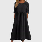 Produktbild – Haisley – Elegant Kortärmad Klänning