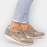 Sneakers med anatomisk passform och dragkedja