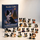 Border collie – adventskalender 2026 med 24 figurer – bild 7
