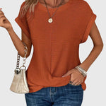 Produktbild – Isa – Elegant rundhalsad blus