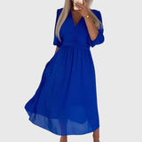 Produktbild – Chloe – Lätt Silkes Chiffon Klänning