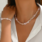 Produktbild – Elegant Rhinestone Fish Tail Set