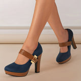 Eleganta pumps med bekväm klack