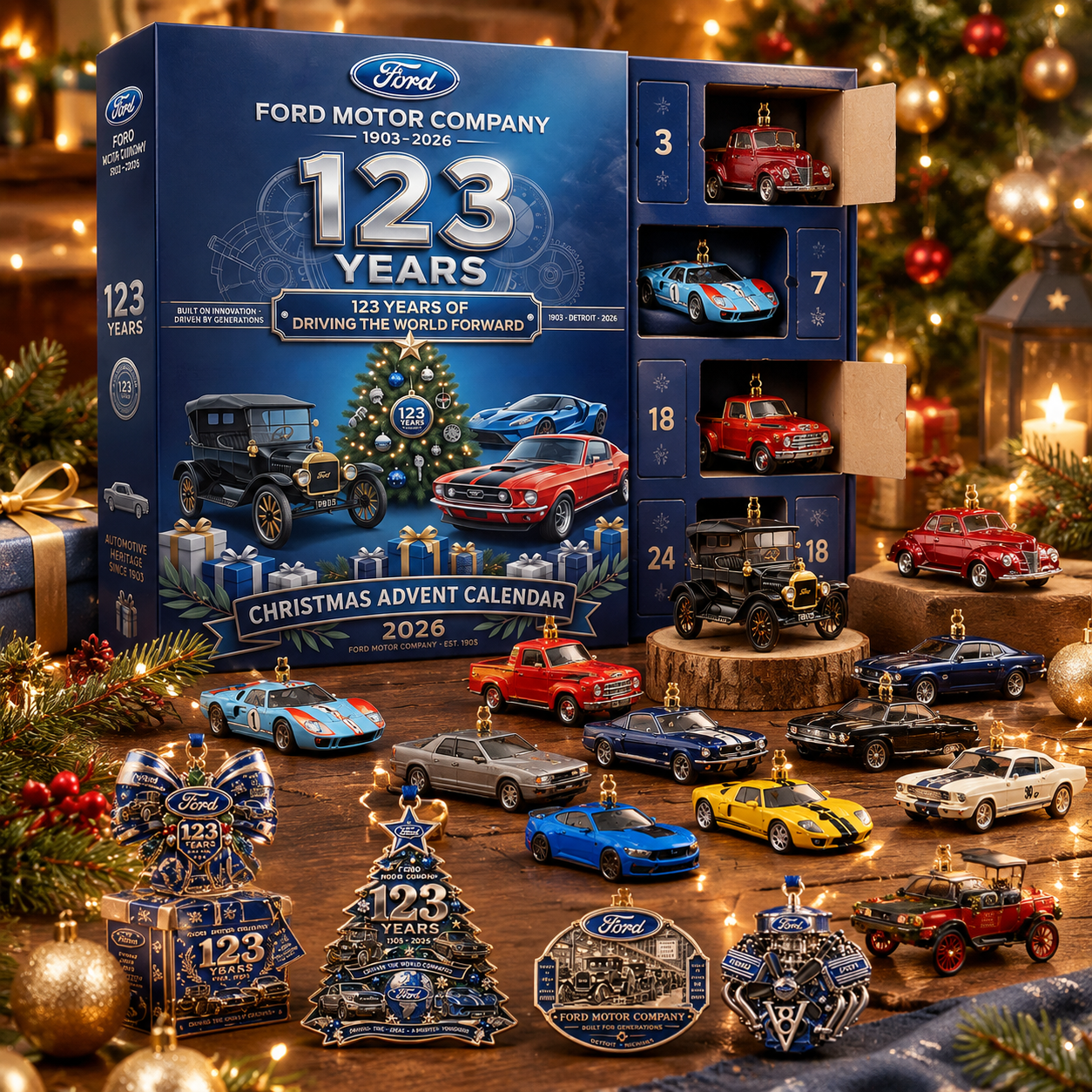 Ford 123-årsjubileum – adventskalender med 24 dagar – bild 1