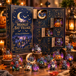 Halloweenadventskalender 2026 – fladdermusby i månsken – bild 6