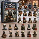 Cane corso i vintermiljö – adventskalender 2026 – bild 1