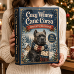 Cane corso i vintermiljö – adventskalender 2026 – bild 2
