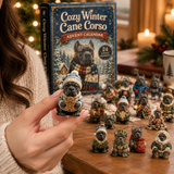 Cane corso i vintermiljö – adventskalender 2026 – bild 3