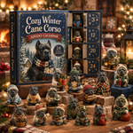 Cane corso i vintermiljö – adventskalender 2026 – bild 6
