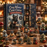 Cane corso i vintermiljö – adventskalender 2026 – bild 6
