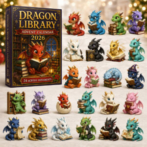 Drakbiblioteket – adventskalender 2026 – bild 1