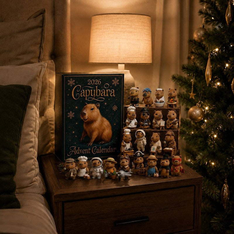 CapybaraTime™ adventskalender – 24 kapybarafigurer – bild 6