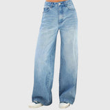 Produktbild – Kayla – Damens Avslappnade Baggy Denimbyxor