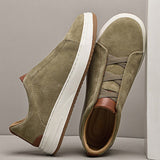 Slip-on-skor i mocka