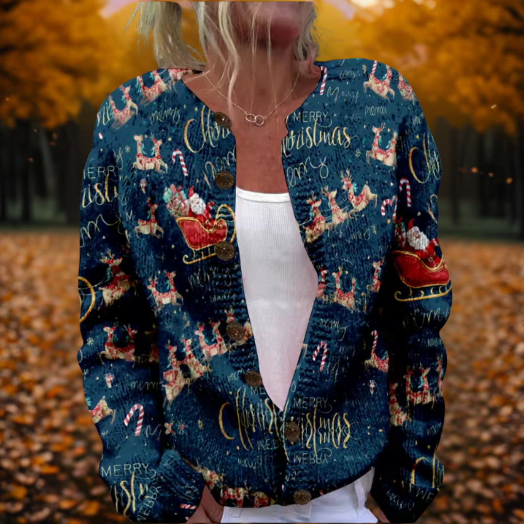 Produktbild – Kate – Jultomten Cardigan