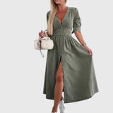 Produktbild – Sophia – Elegant Denim Klänning