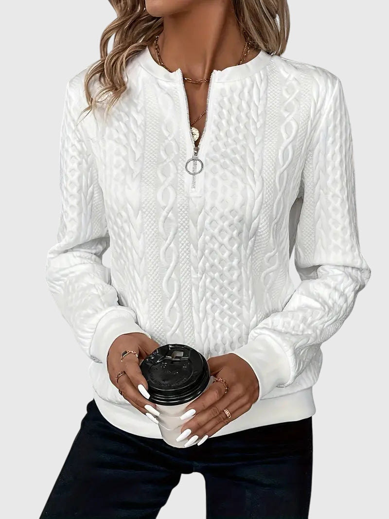 Produktbild – Nora – Med dragkedja blus