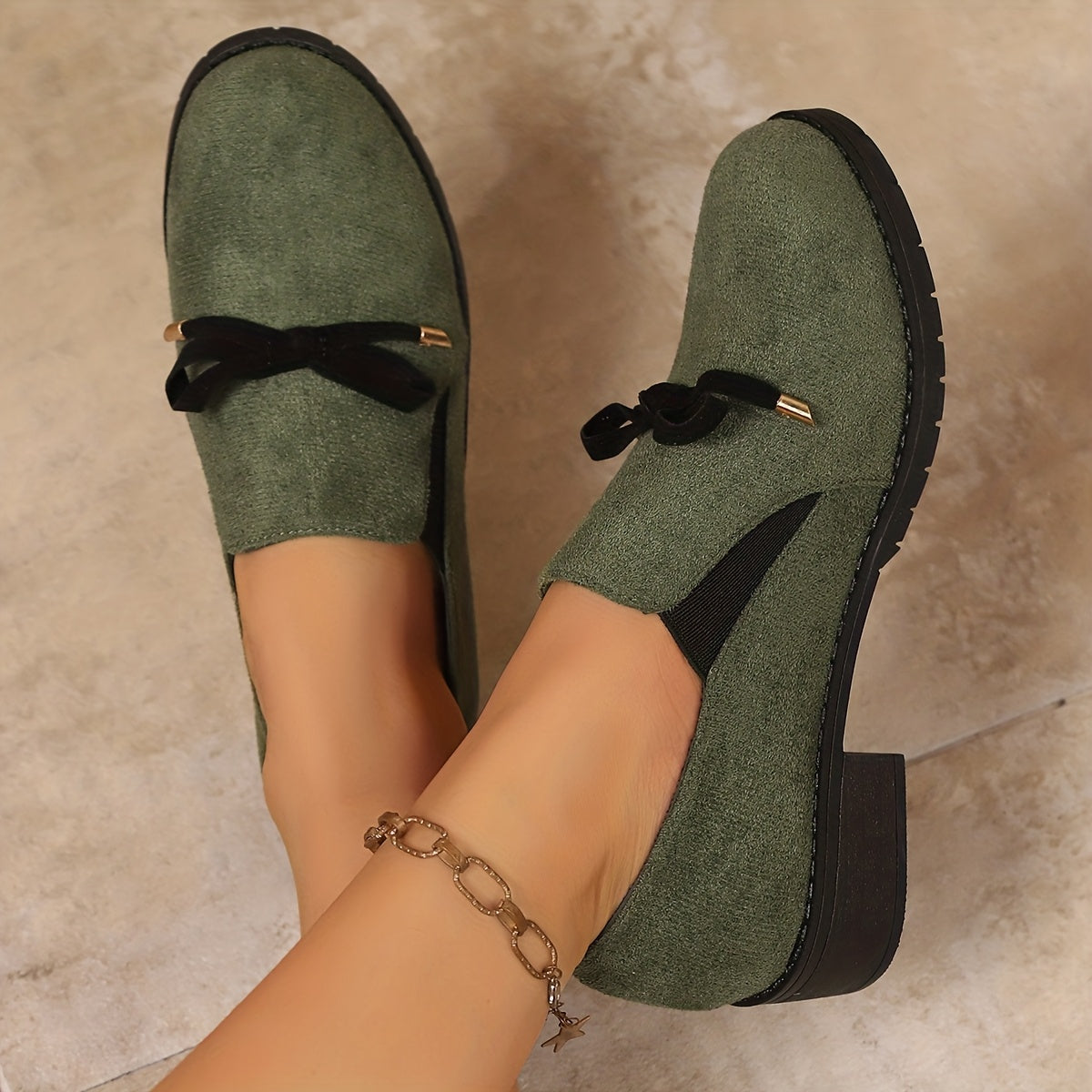 Eleganta loafers med mjukt stöd