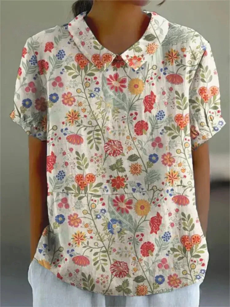 Ellia | Elegant blommig blus