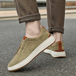 Slip-on-skor i mocka