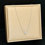 Halsband med moissanitstenar