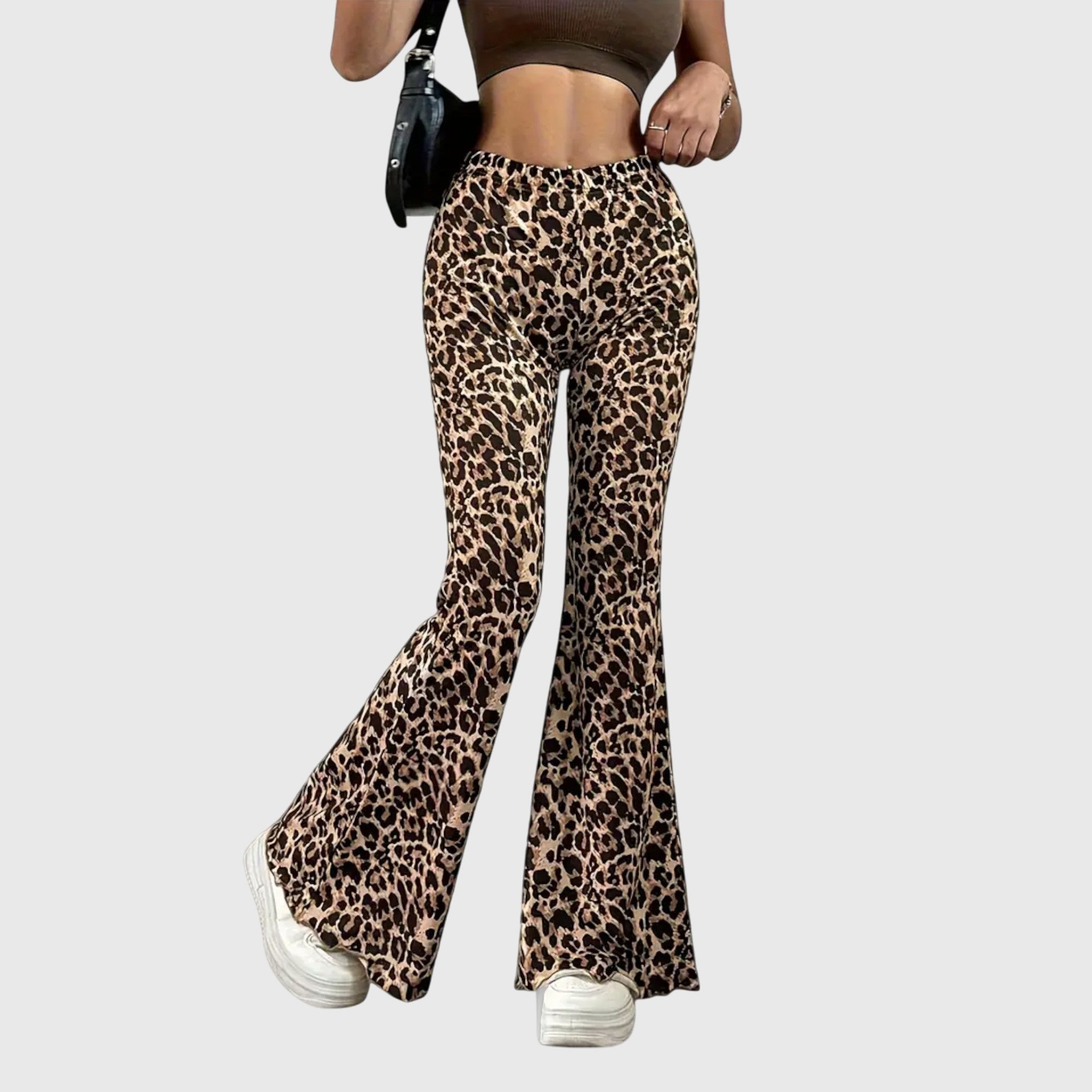 Produktbild – Leopard Bootcut Byxor