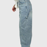 Produktbild – Kimberly – Kvinnors Glittrande Diamant Denimbyxor