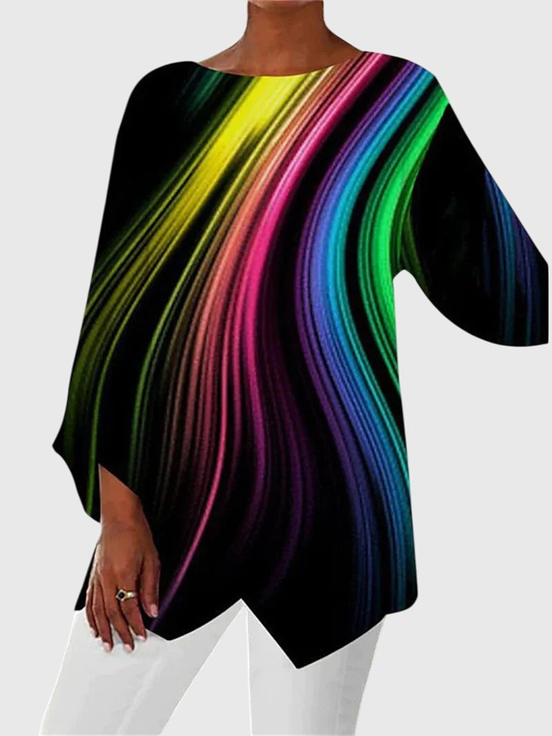 Produktbild – Alayah – Elegant Crew Neck Top