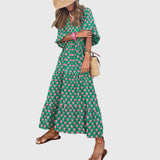 Produktbild – Sarah – Boho Maxi Klänning