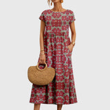 Produktbild – Valencia – Chic Blommig Klänning