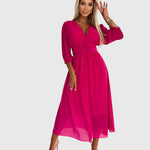 Produktbild – Chloe – Lätt Silkes Chiffon Klänning