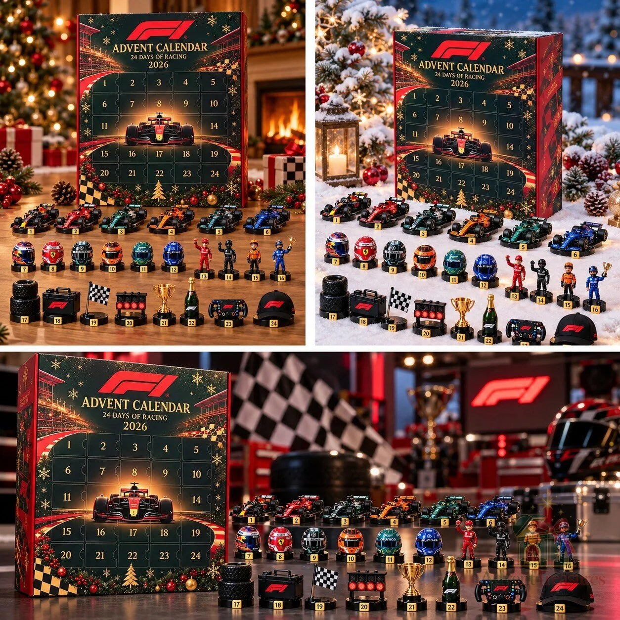 F1 Formel 1 adventskalender 2026 – 24 racingdagar – bild 2