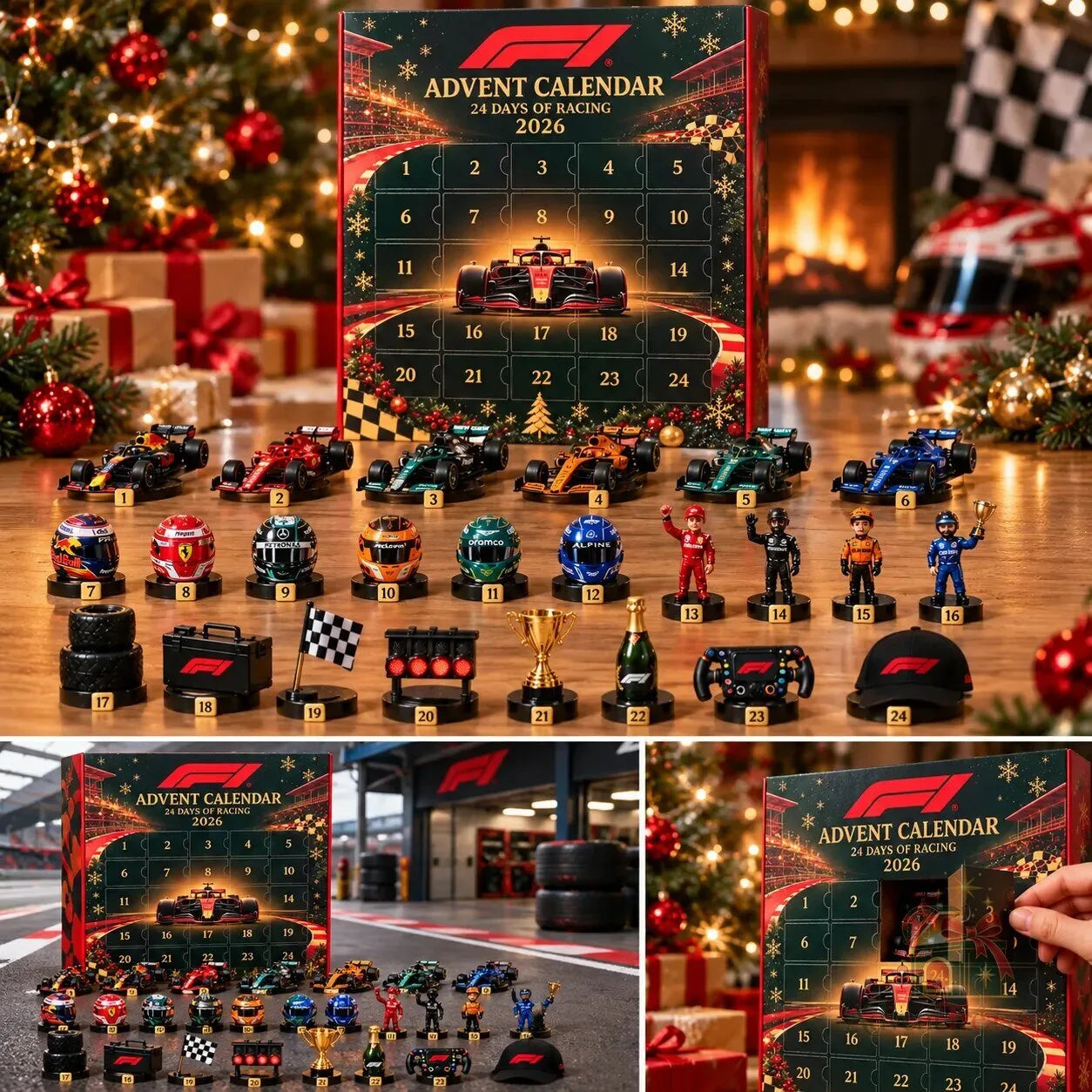 F1 Formel 1 adventskalender 2026 – 24 racingdagar – bild 3