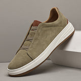 Slip-on-skor i mocka