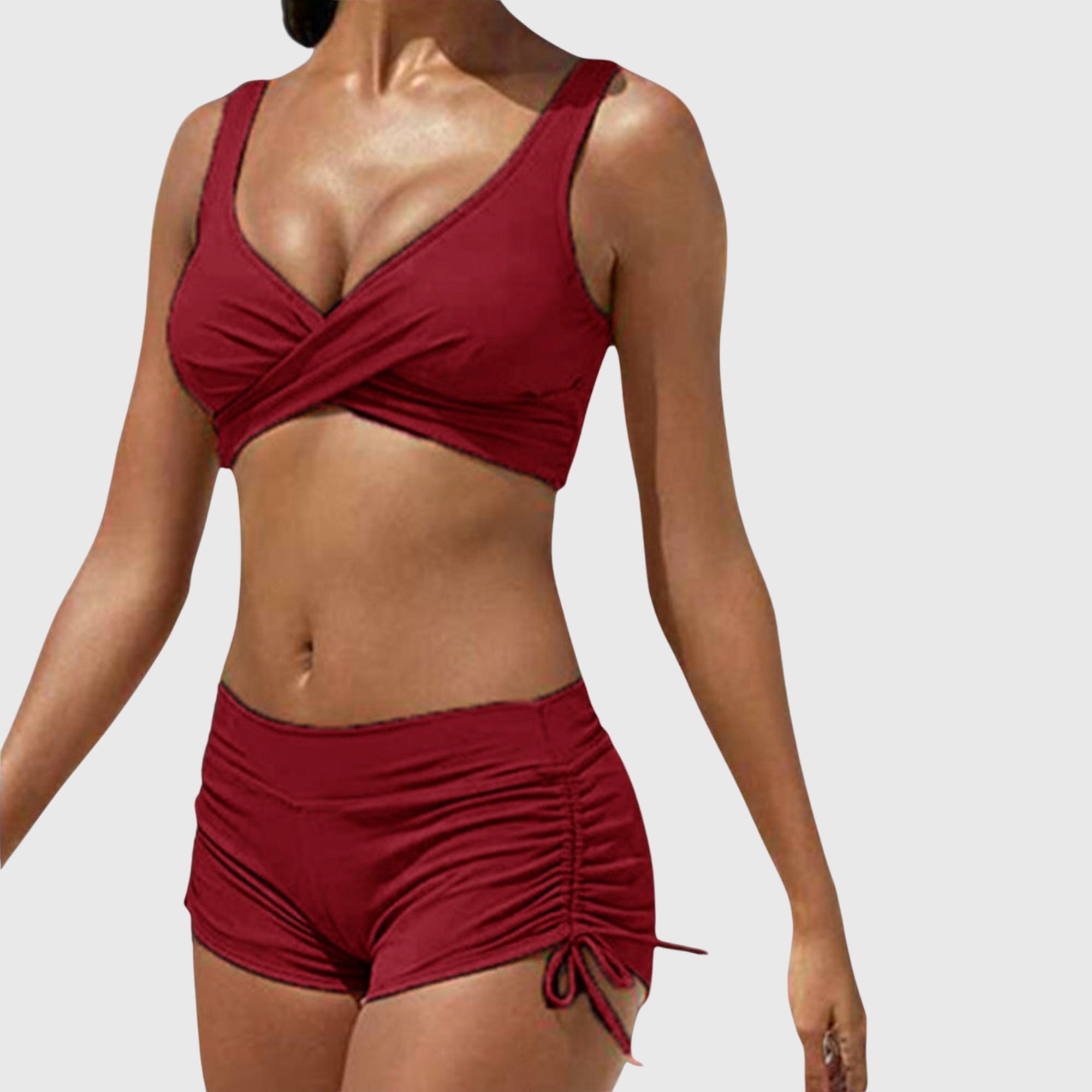 Produktbild – Zoe – Kvinno Camo Stilig Tvådelad Bikini Baddräkt
