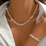 Produktbild – Elegant Rhinestone Fish Tail Set