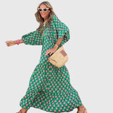 Produktbild – Sarah – Boho Maxi Klänning