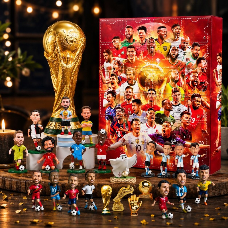 Fotboll – adventskalender med 24 luckor – bild 1