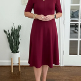 Produktbild – Evelyn Quinn – Retro A-Linje Sommarklänning