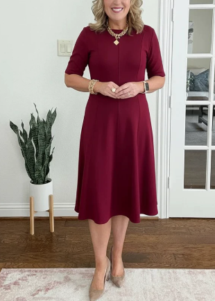 Produktbild – Evelyn Quinn – Retro A-Linje Sommarklänning
