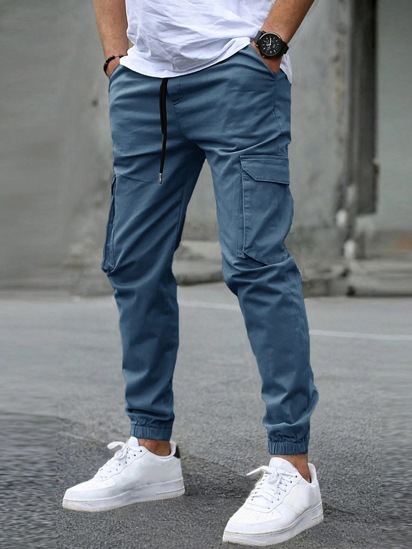 Cargo joggers med avslappnad passform