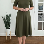 Produktbild – Evelyn Quinn – Retro A-Linje Sommarklänning