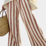 Produktbild – Braelith – Elegant randig i linne set