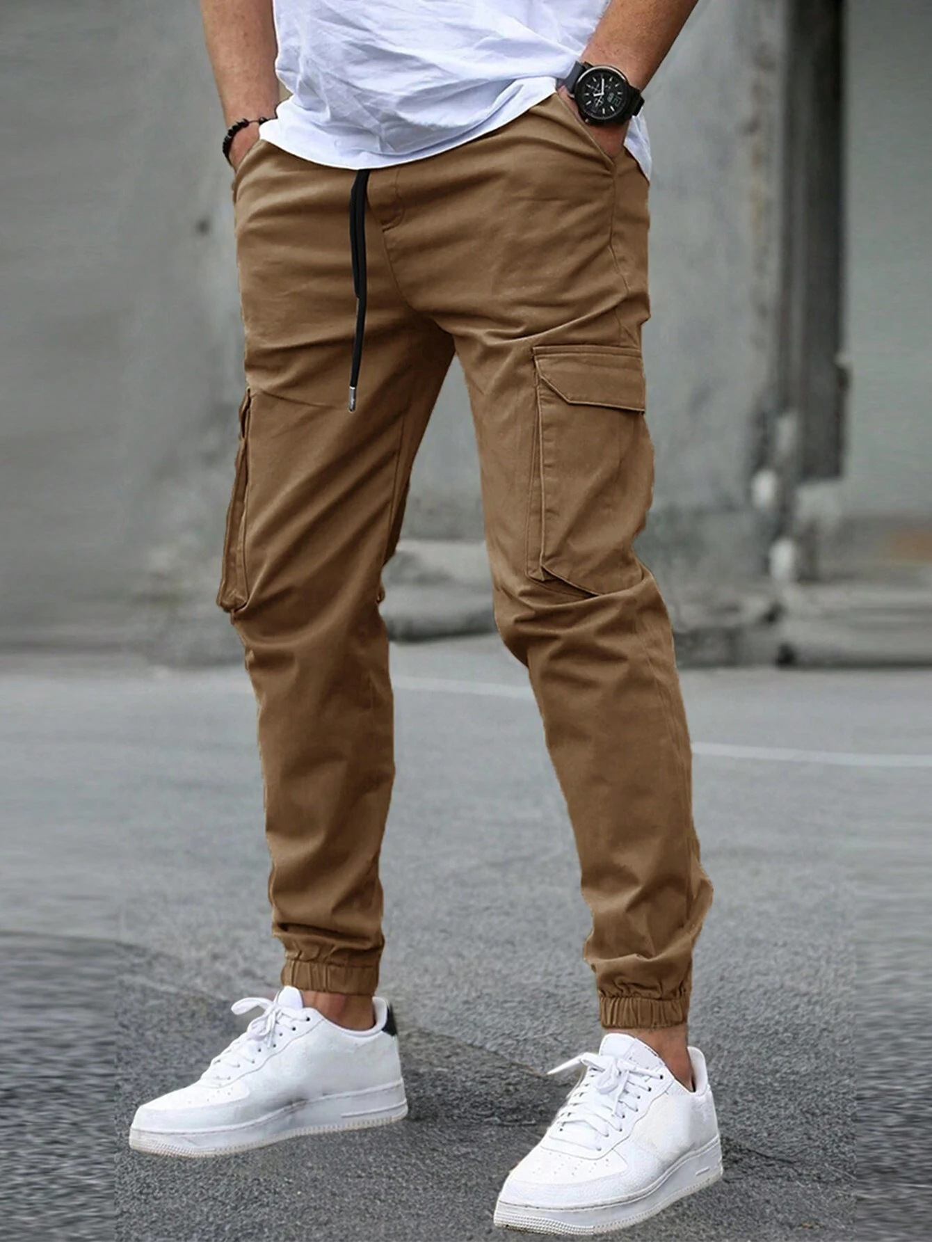 Cargo joggers med avslappnad passform