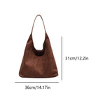 Dana | Mjuk totebag i mocka