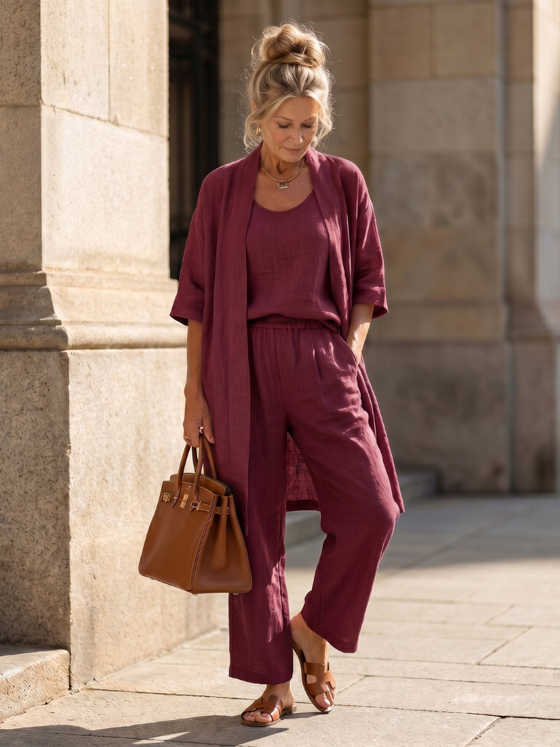 Monique | Följsamt tredelat set