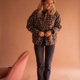 Charlene | Trendig leopardmönstrad jacka