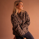 Charlene | Trendig leopardmönstrad jacka