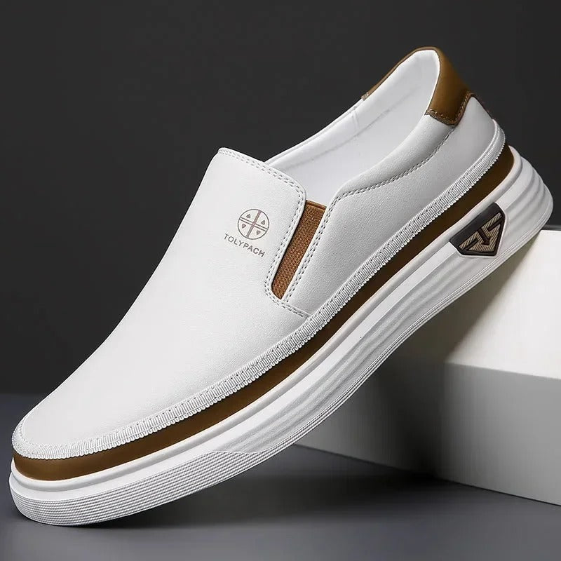 Moderna slip-on-skor för herr